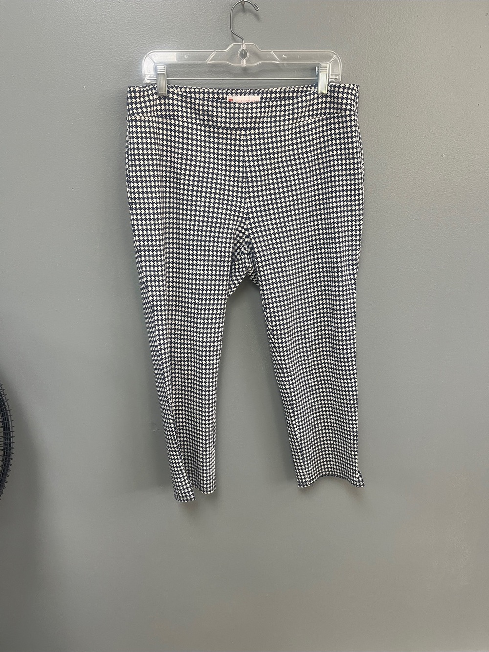 Jude Connally Navy and White Houndstooth Pants